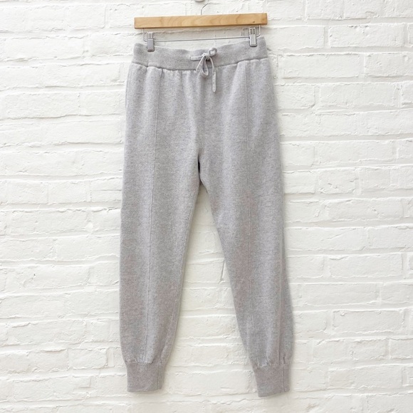MR P. || Tapered Pintucked Wool and Cashmere-Blend Sweatpants Joggers Gray Small - Picture 2 of 12